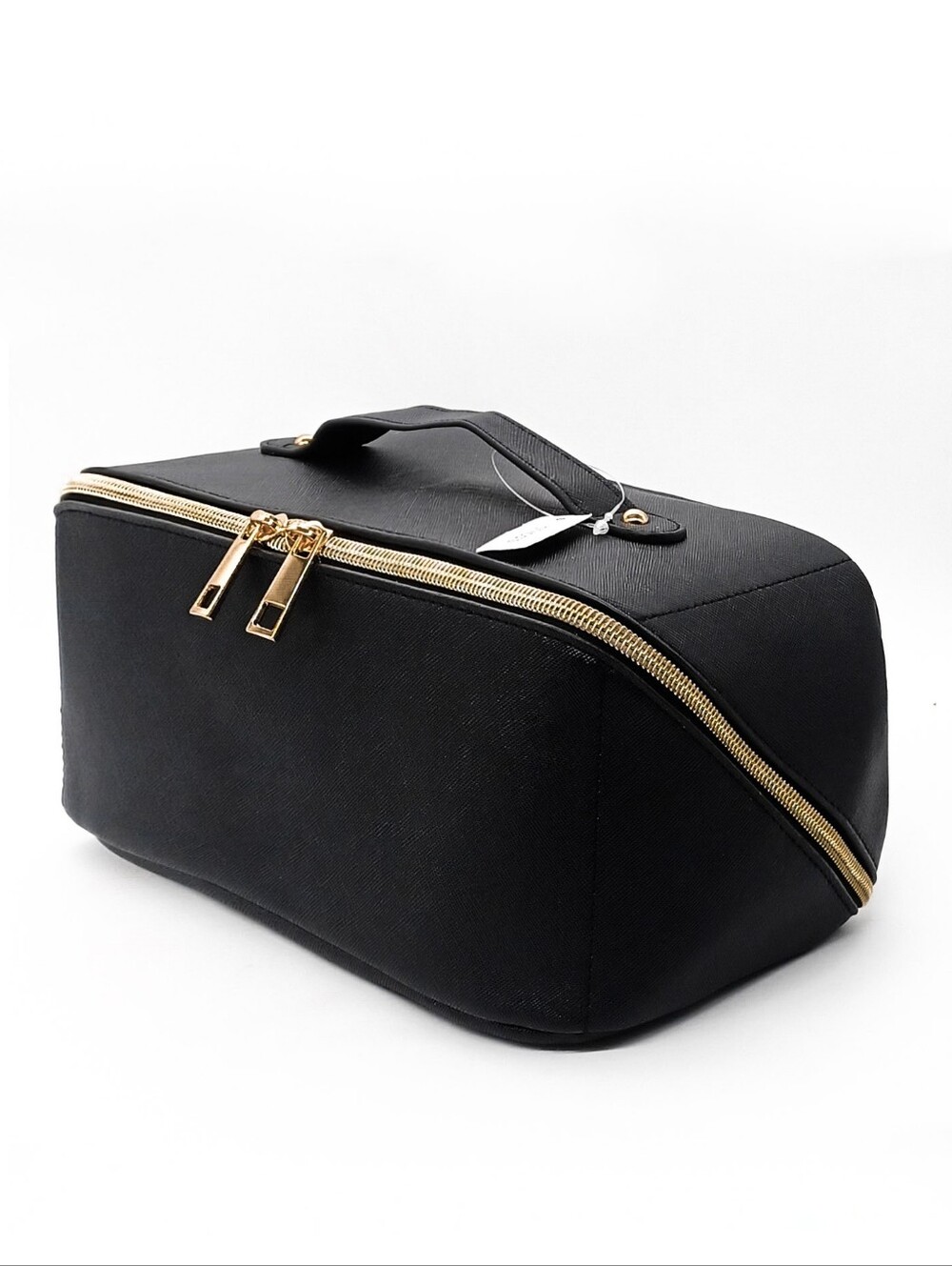 New Ella Expandable Zip Around Cosmetic Travel Bag In Black By Chicos - Picture 6 of 6